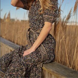 Veronica Beard Eunice Dress 8 NWT Navy Mult